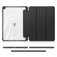 Заредете изображение във визуализатора на галерията – Dux Ducis Toby armored tough Smart Cover for iPad 10.2” 2021 / iPad 10.2'' 2020 / iPad 10.2'' 2019 with a holder for Apple Pencil black - TopMag
