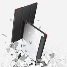 Заредете изображение във визуализатора на галерията – Dux Ducis Toby armored tough Smart Cover for iPad 10.2” 2021 / iPad 10.2'' 2020 / iPad 10.2'' 2019 with a holder for Apple Pencil black - TopMag
