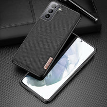 Заредете изображение във визуализатора на галерията – Dux Ducis Fino case covered with nylon material for Samsung Galaxy S21 FE black - TopMag
