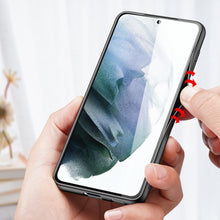 Заредете изображение във визуализатора на галерията – Dux Ducis Fino case covered with nylon material for Samsung Galaxy S21 FE black - TopMag
