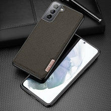 Заредете изображение във визуализатора на галерията – Dux Ducis Fino case covered with nylon material for Samsung Galaxy S21 FE green - TopMag
