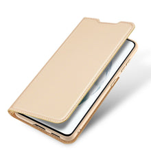 Заредете изображение във визуализатора на галерията – Dux Ducis Skin Pro Bookcase type case for Samsung Galaxy S21 FE golden - TopMag
