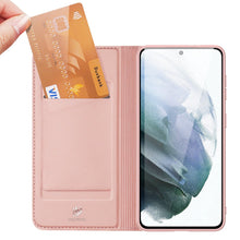 Заредете изображение във визуализатора на галерията – Dux Ducis Skin Pro Bookcase type case for Samsung Galaxy S21 FE pink - TopMag
