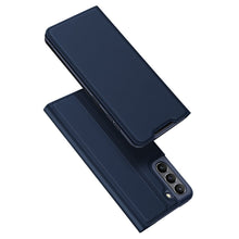 Заредете изображение във визуализатора на галерията – Dux Ducis Skin Pro Bookcase type case for Samsung Galaxy S21 FE blue - TopMag
