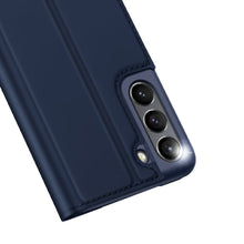 Заредете изображение във визуализатора на галерията – Dux Ducis Skin Pro Bookcase type case for Samsung Galaxy S21 FE blue - TopMag
