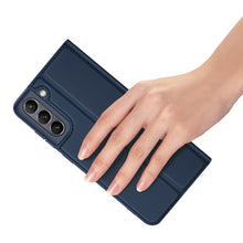 Заредете изображение във визуализатора на галерията – Dux Ducis Skin Pro Bookcase type case for Samsung Galaxy S21 FE blue - TopMag
