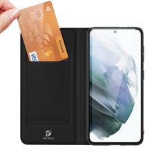 Заредете изображение във визуализатора на галерията – Dux Ducis Skin Pro Bookcase type case for Samsung Galaxy S21 FE black - TopMag
