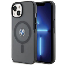 Заредете изображение във визуализатора на галерията – BMW IML Signature MagSafe case for iPhone 15 Plus / 14 Plus - black
