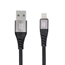 Заредете изображение във визуализатора на галерията – Data Cable Blue Star - with USB A to Lightning connector
