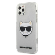 Заредете изображение във визуализатора на галерията – Karl Lagerfeld KLHCP12LCHTUGLS iPhone 12 Pro Max 6,7" srebrny/silver hardcase Glitter Choupette - TopMag
