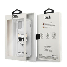 Заредете изображение във визуализатора на галерията – Karl Lagerfeld KLHCP12LCHTUGLS iPhone 12 Pro Max 6,7" srebrny/silver hardcase Glitter Choupette - TopMag
