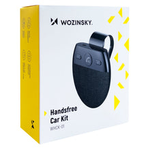 Заредете изображение във визуализатора на галерията – Wozinsky Bluetooth 5.0 handsfree car kit for sun visor black (WHCK-01) - TopMag

