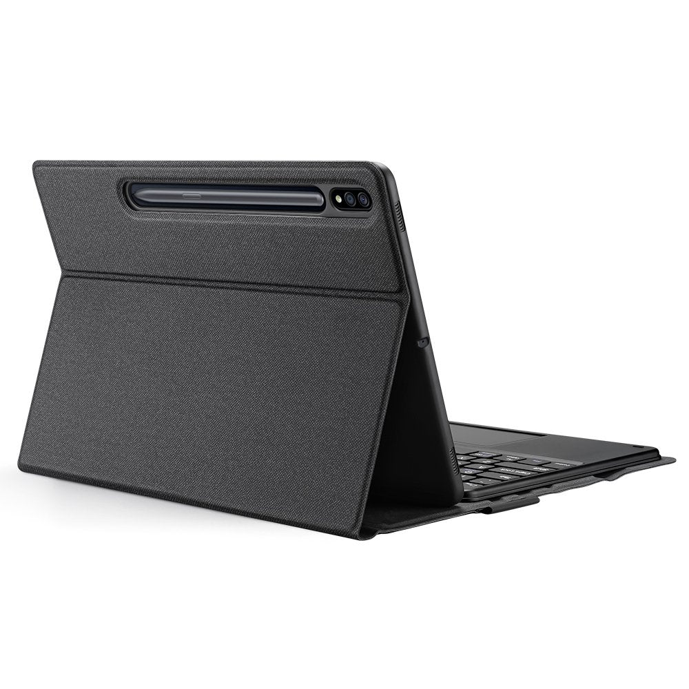 Dux Ducis Touchpad Keyboard Case wireless Bluetooth keyboard Samsung Galaxy Tab S7+ (S7 Plus) / Tab S7 FE / Tab S8+ (S8 Plus) black - TopMag