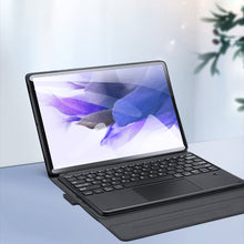 Заредете изображение във визуализатора на галерията – Dux Ducis Touchpad Keyboard Case wireless Bluetooth keyboard Samsung Galaxy Tab S7+ (S7 Plus) / Tab S7 FE / Tab S8+ (S8 Plus) black - TopMag
