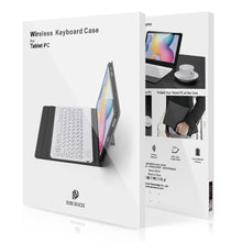 Заредете изображение във визуализатора на галерията – Dux Ducis Touchpad Keyboard Case wireless Bluetooth keyboard Samsung Galaxy Tab S7 / Tab S8 11'' black - TopMag
