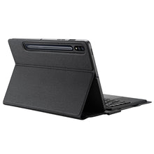 Заредете изображение във визуализатора на галерията – Dux Ducis Touchpad Keyboard Case wireless Bluetooth keyboard Samsung Galaxy Tab S7 / Tab S8 11'' black - TopMag
