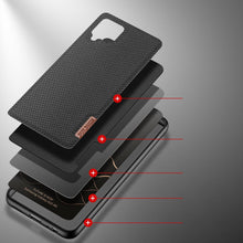 Заредете изображение във визуализатора на галерията – Dux Ducis Fino case covered with nylon material for Samsung Galaxy A22 4G black - TopMag
