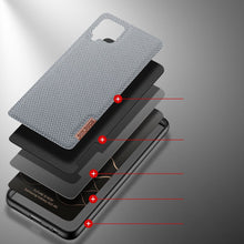 Заредете изображение във визуализатора на галерията – Dux Ducis Fino case covered with nylon material for Samsung Galaxy A22 4G gray - TopMag
