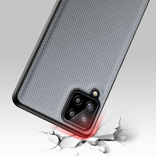 Заредете изображение във визуализатора на галерията – Dux Ducis Fino case covered with nylon material for Samsung Galaxy A22 4G gray - TopMag
