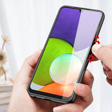Заредете изображение във визуализатора на галерията – Dux Ducis Fino case covered with nylon material for Samsung Galaxy A22 4G green - TopMag
