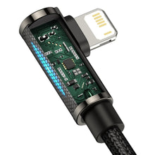 Заредете изображение във визуализатора на галерията – Baseus Legend Mobile Game Elbow Cable USB - Lightning 2,4A 1m black (CALCS-01) - TopMag
