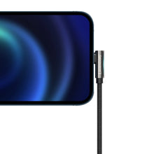 Заредете изображение във визуализатора на галерията – Baseus Legend Mobile Game Elbow Cable USB - Lightning 2,4A 1m black (CALCS-A01) - TopMag
