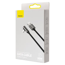 Заредете изображение във визуализатора на галерията – Baseus Legend Series Elbow Fast Charging Data Cable USB - USB Type-C 66W 2m black (CATCS-C01) - TopMag
