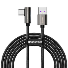 Заредете изображение във визуализатора на галерията – Baseus Legend Series Elbow Fast Charging Data Cable USB - USB Type-C 66W 2m black (CATCS-C01) - TopMag
