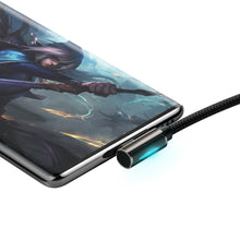Заредете изображение във визуализатора на галерията – Baseus Legend Series Elbow Fast Charging Data Cable USB - USB Type-C 66W 2m black (CATCS-C01) - TopMag
