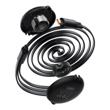 Заредете изображение във визуализатора на галерията – Baseus Bright Mirror 3in1 Retractable Data Cable USB Type C - micro USB / USB Typ C / Lightning Power Delivery 100W 1,2m black (CAMLC-AMJ01) - TopMag
