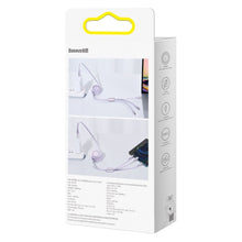 Заредете изображение във визуализатора на галерията – Baseus Bright Mirror 3in1 Retractable Data Cable USB Type C - micro USB / USB Typ C / Lightning Power Delivery 100W 1,2m violet (CAMLC-AMJ05) - TopMag
