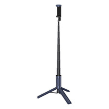 Заредете изображение във визуализатора на галерията – Baseus Traveler Bluetooth Tripod Selfie Stick dark blue (ZPBL000003) - TopMag
