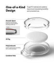 Заредете изображение във визуализатора на галерията – Rinkge Airtag Slim Case Pouch Keychain AirTag charm with carabiner black - TopMag
