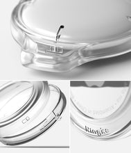 Заредете изображение във визуализатора на галерията – Rinkge Airtag Slim Case Pouch Keychain AirTag charm with carabiner black - TopMag
