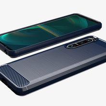 Заредете изображение във визуализатора на галерията – Carbon Case Flexible Cover TPU Case for Sony Xperia 5 III black - TopMag
