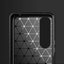 Заредете изображение във визуализатора на галерията – Carbon Case Flexible Cover TPU Case for Sony Xperia 5 III black - TopMag
