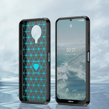 Заредете изображение във визуализатора на галерията – Carbon Case flexible cover for Nokia G20 / Nokia G10 black - TopMag
