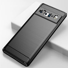 Заредете изображение във визуализатора на галерията – Carbon Case Flexible cover for Google Pixel 6 Pro black - TopMag
