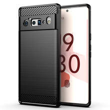 Заредете изображение във визуализатора на галерията – Carbon Case Flexible cover for Google Pixel 6 Pro black - TopMag
