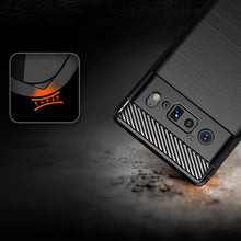 Заредете изображение във визуализатора на галерията – Carbon Case Flexible cover for Google Pixel 6 Pro black - TopMag
