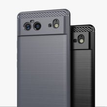 Заредете изображение във визуализатора на галерията – Carbon Case Flexible cover for Google Pixel 6 black - TopMag
