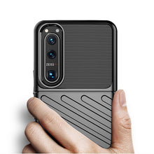 Заредете изображение във визуализатора на галерията – Thunder Case Flexible Tough Rugged Cover TPU Case for Sony Xperia 5 III black - TopMag
