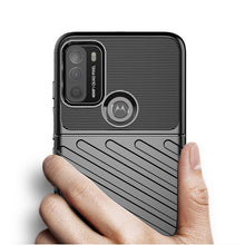 Заредете изображение във визуализатора на галерията – Thunder Case Flexible Tough Rugged Cover TPU Case for Motorola Moto G50 black - TopMag
