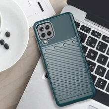 Заредете изображение във визуализатора на галерията – Thunder Case Flexible Tough Rugged Cover TPU Case for Samsung Galaxy A22 4G black - TopMag
