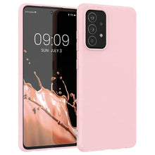 Заредете изображение във визуализатора на галерията – Silicone Case Soft Flexible Rubber Cover for Samsung Galaxy A22 4G pink - TopMag
