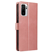 Заредете изображение във визуализатора на галерията – Magnet Case elegant bookcase type case with kickstand for Xiaomi Redmi Note 10 5G / Poco M3 Pro pink - TopMag
