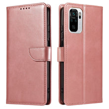 Заредете изображение във визуализатора на галерията – Magnet Case elegant bookcase type case with kickstand for Xiaomi Redmi Note 10 5G / Poco M3 Pro pink - TopMag

