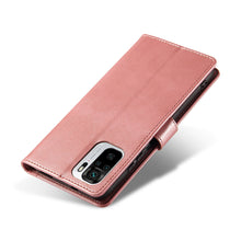 Заредете изображение във визуализатора на галерията – Magnet Case elegant bookcase type case with kickstand for Xiaomi Redmi Note 10 5G / Poco M3 Pro pink - TopMag

