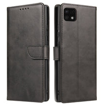 Заредете изображение във визуализатора на галерията – Magnet Case elegant bookcase type case with kickstand for Samsung Galaxy A22 5G black - TopMag
