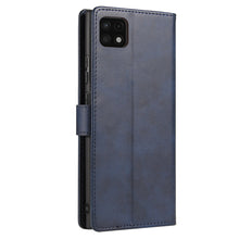 Заредете изображение във визуализатора на галерията – Magnet Case elegant bookcase type case with kickstand for Samsung Galaxy A22 4G blue - TopMag
